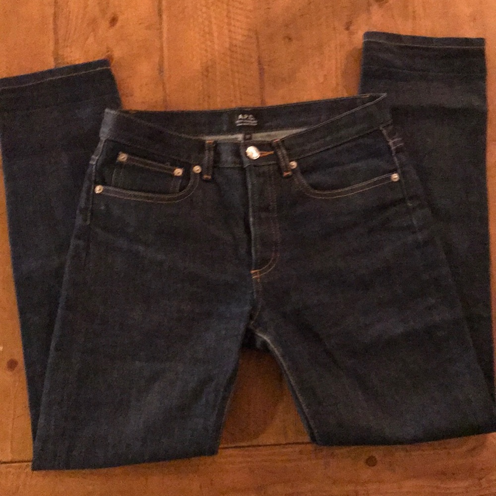 A.P.C. Petite Standard Jeans size 27  dark wash